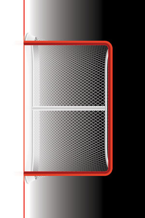 Hockey Net Poster